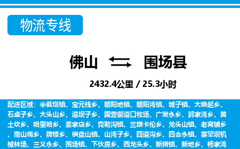 佛山到圍場(chǎng)縣物流專線_佛山至圍場(chǎng)縣物流公司_佛山到圍場(chǎng)縣貨運(yùn)專線